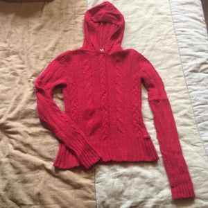 M/M woman's long sleeve sweat shirt with hood