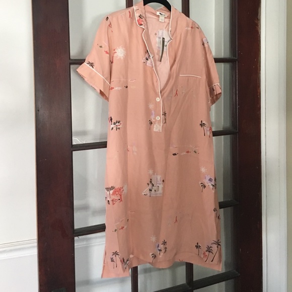 Silk J.Crew Shirt Dress