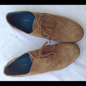 CYNTHiA ROWLEY suede wingtip oxfords