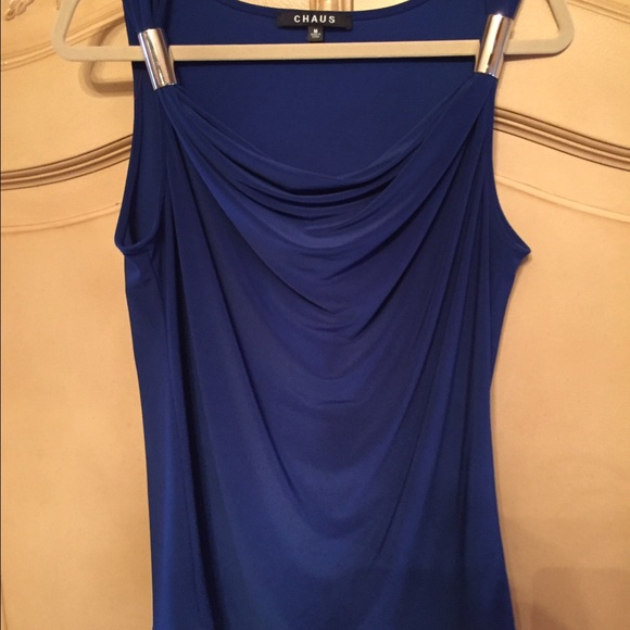 Chaus size medium royal blue top - Picture 2 of 2