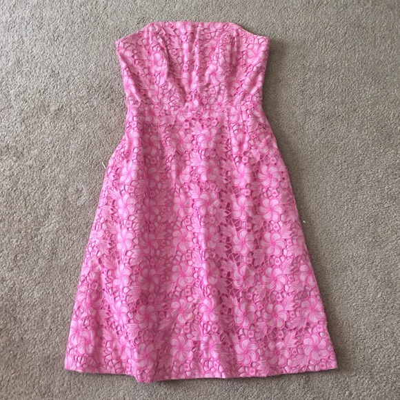 Lilly Pulitzer floral pink dress