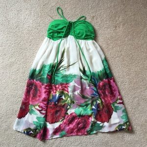 Floral Halter x Strapless Sundress