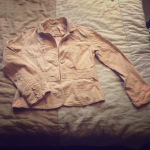S woman's jacket button up,