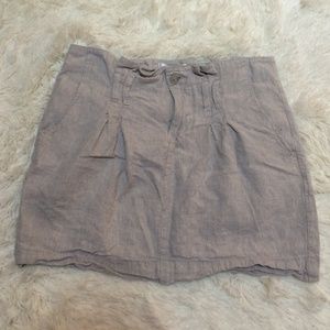 Linen/Cotton Blend Urban Outfitters Mini Skirt Linen/Cotton Blend Urban Outfitters Mini Skirt