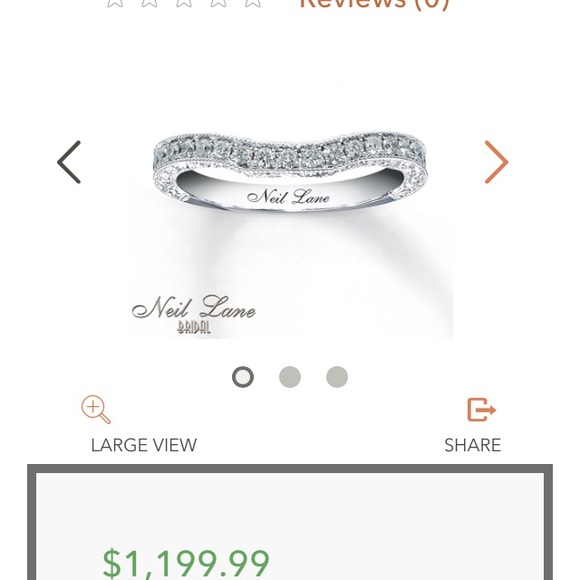 Wedding band! 14k White Gold. - Picture 4 of 4