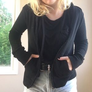 Black Basic Hoodie