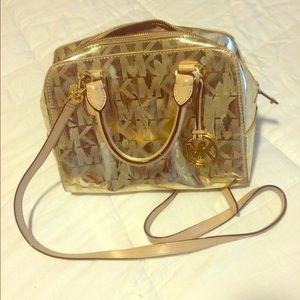 Gold authentic MK bag