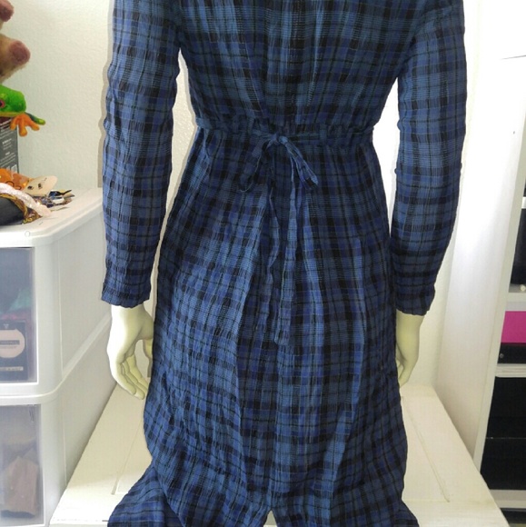 🍁Plaid Babydoll Knee Length Dress🍁 - Picture 4 of 4