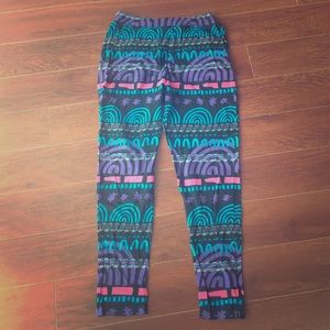 H&M sz 4 tribal fitted sweatpants w/ elastic band