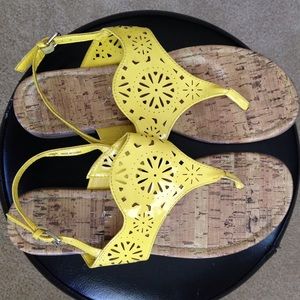 yellow sandals