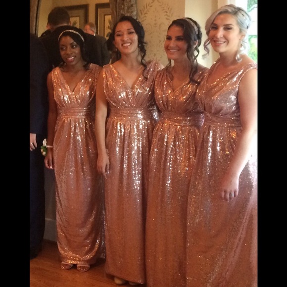 Lush Sequence Bridesmaid/Prom dress