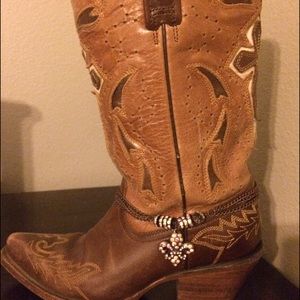 Flour de lis boot bracelet