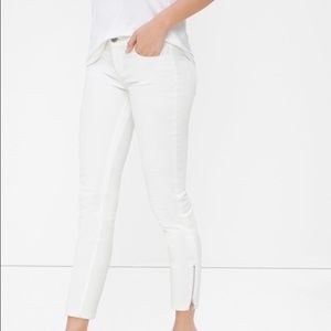 White House Black Market white jeans