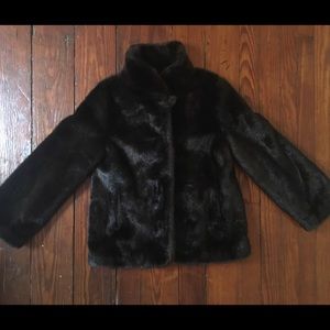 Betsey Johnson Faux Fur Coat