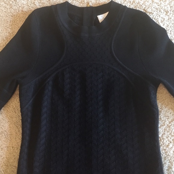 A.L.C black fitted log sleeved dress. Sz 4/6