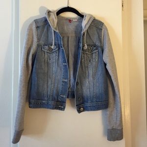divided jean jacket