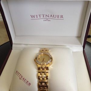 gold wittnauer watch