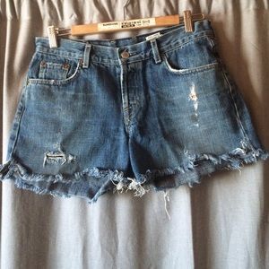 Lucky brand high waisted denim shorts