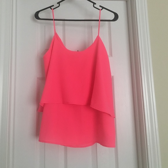 Hot pink tank top