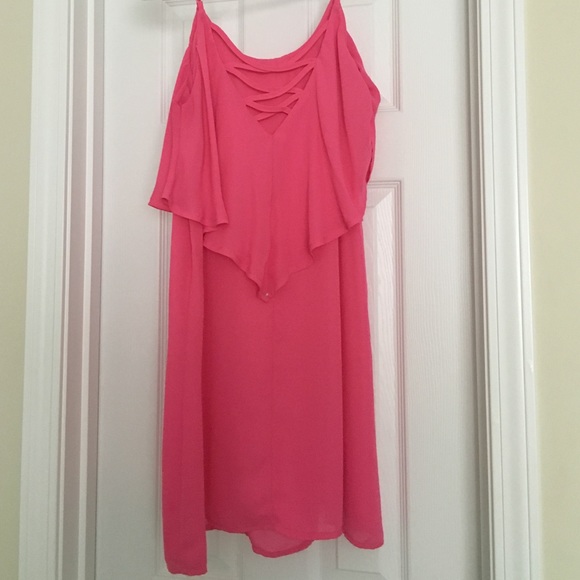 Pink Ruffle Dress - Picture 2 of 3