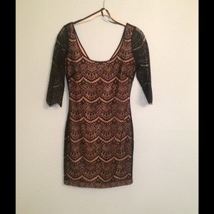Lacey little black dress
