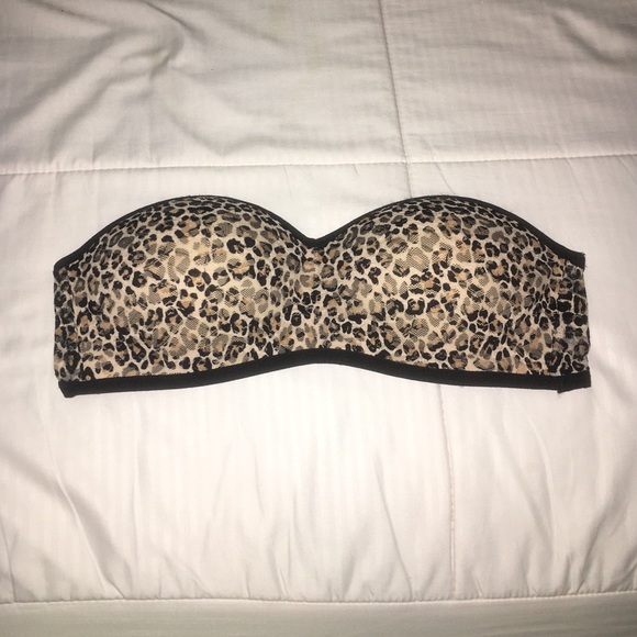 VS PINK cheetah print bandeau.
