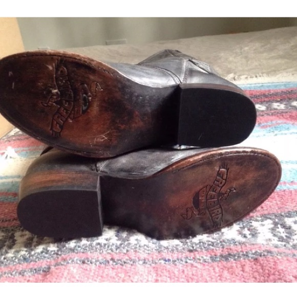 nEW Freebird boots island black moto belt strappy - Picture 2 of 3