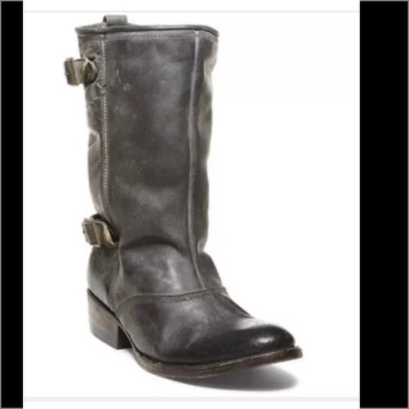 nEW Freebird boots island black moto belt strappy - Picture 3 of 3