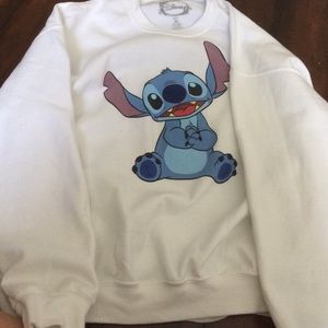 All while stitch sweatshirt