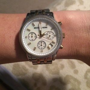 Womens Michael kors two toned watch
