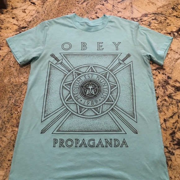 OBEY Propaganda Light Blue T-Shirt