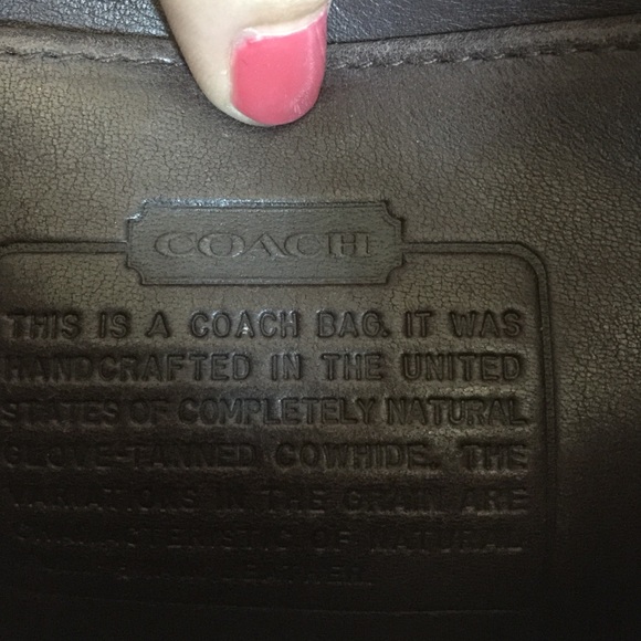 Leather Coach Purse - Picture 3 of 4