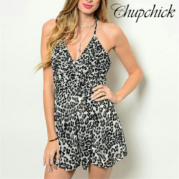 Leopard romper . - Picture 2 of 3