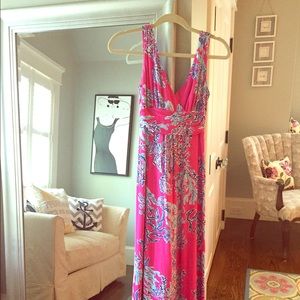 Lilly Pulitzer Sloane V-Neck Maxi Dress