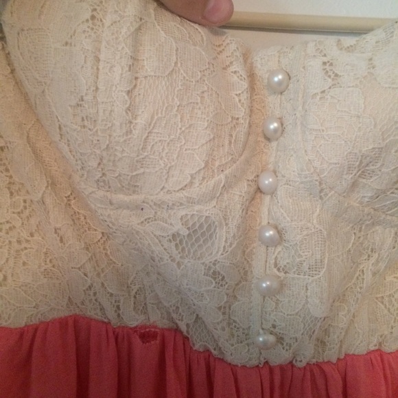 strapless high low dress - Picture 2 of 3