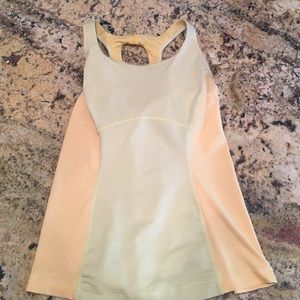 Yellow Lululemon Workout Top