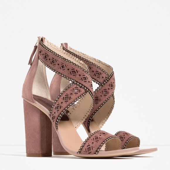 Zara Shoes - ZARA LASER CUT HIGH HEELS
