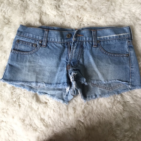 Hollister cutoff jean shorts