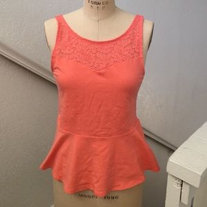 Express peplum top, size medium