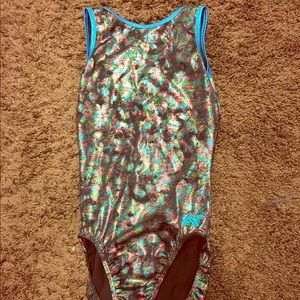 Alpha factor gymnastics leotard