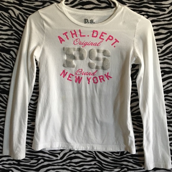 P.S young girls long sleeve shirt size 12