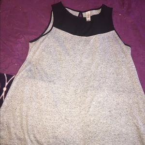 Cute grey & black top from target ! ✨