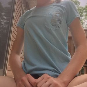 Size Small Victoria Secret Pink Blue Tee