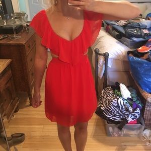 ❤️VDAY❤️Red Cut Out Dress