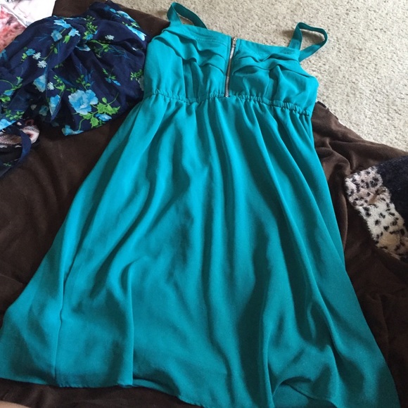 Turquoise dress