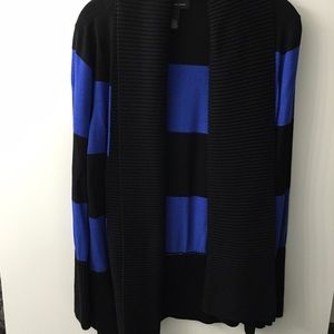 Cobalt & Black Cardigan