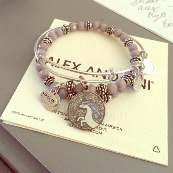 Alex & ani unicorn bangle matching wrap