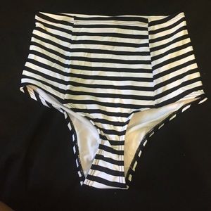 High waisted bikini bottoms