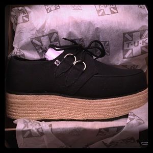 T.U.K creepers woman's size 8