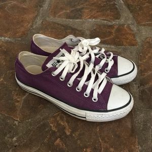 plum colored converse